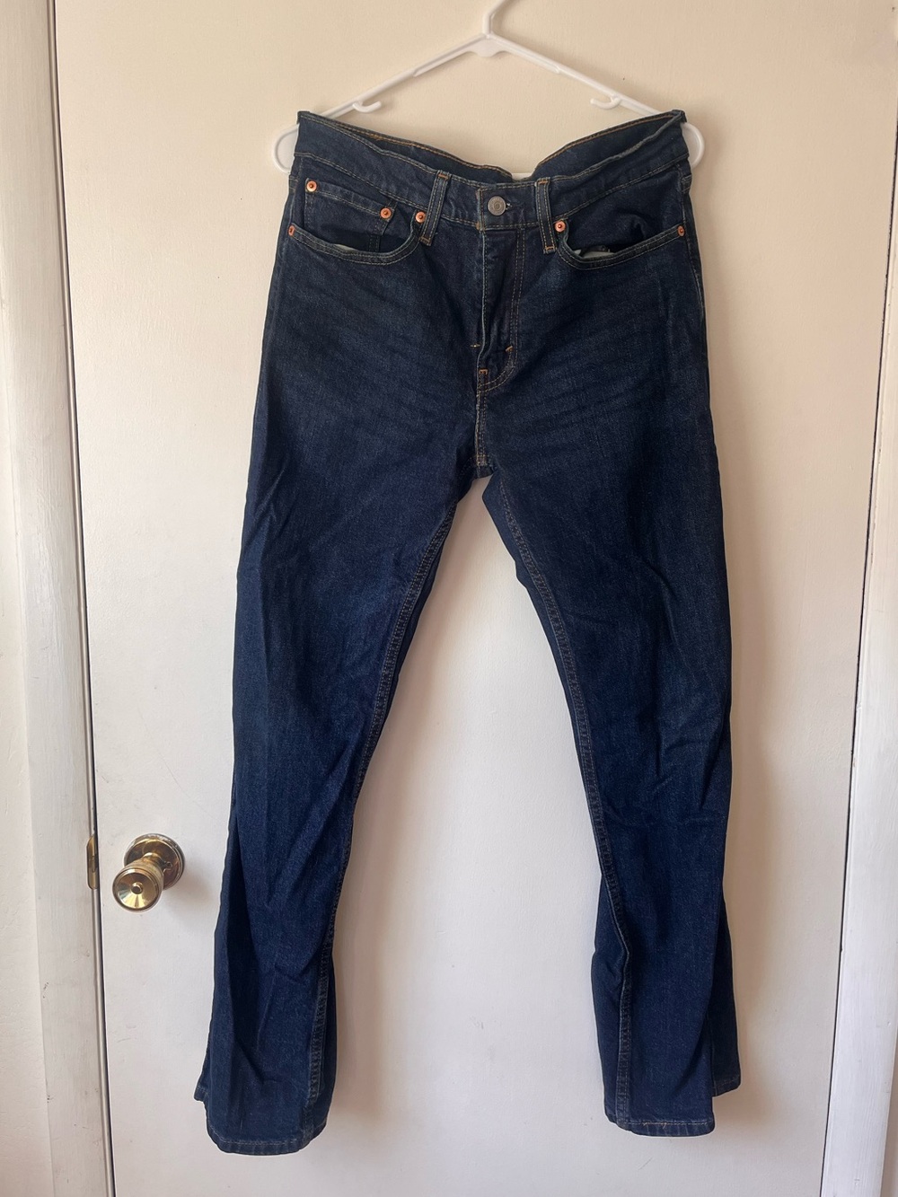 Levi Strauss 514 Men's Straight Leg Dark Blue Denim Jeans 32x32